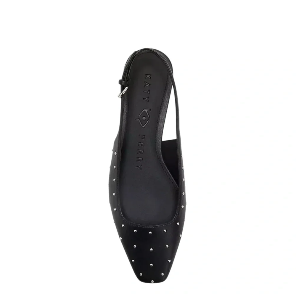 NWT Katy Perry‎ Black Studded Mules size 10M